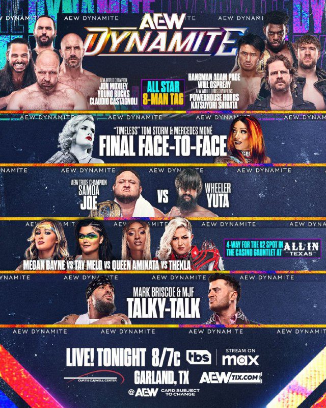 عرض AEW Dynamite 9/07/2025 مترجم