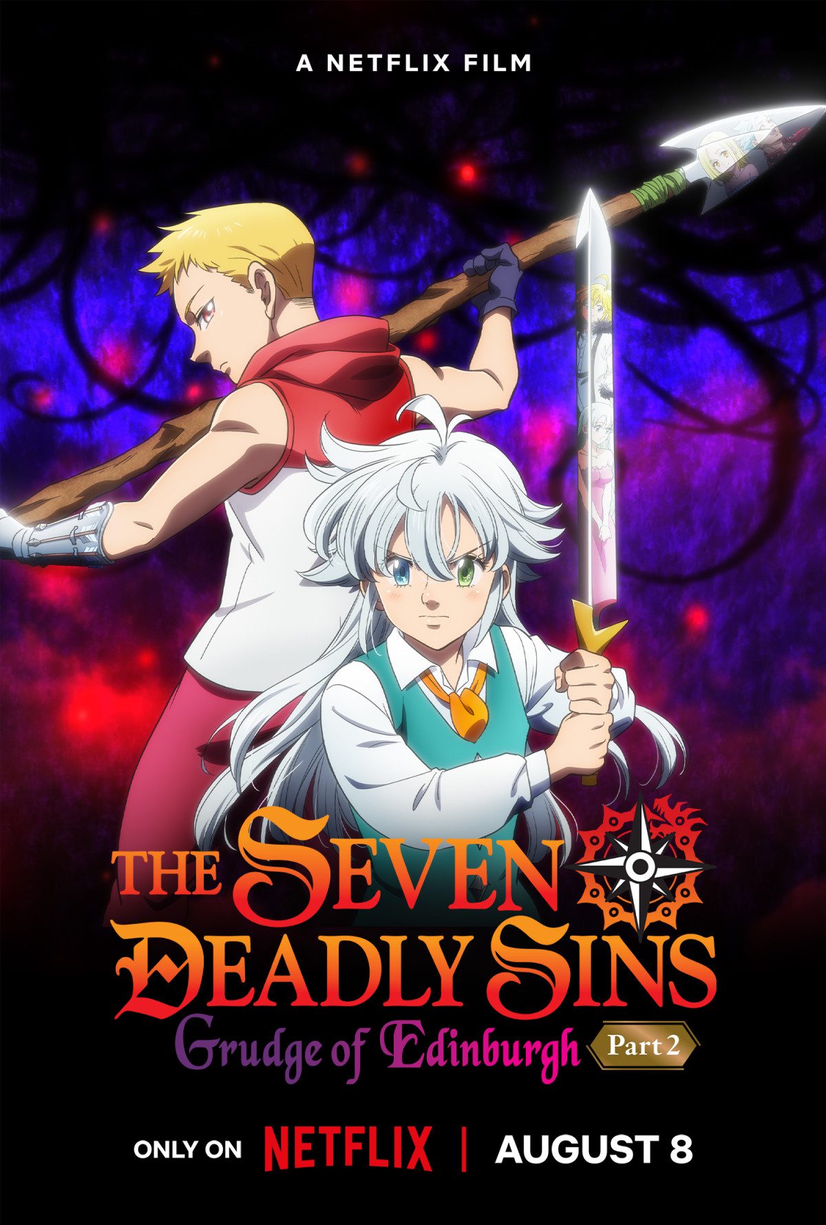 انمي فيلم The Seven Deadly Sins: Grudge of Edinburgh Part 2 2023 مترجم اون لاين